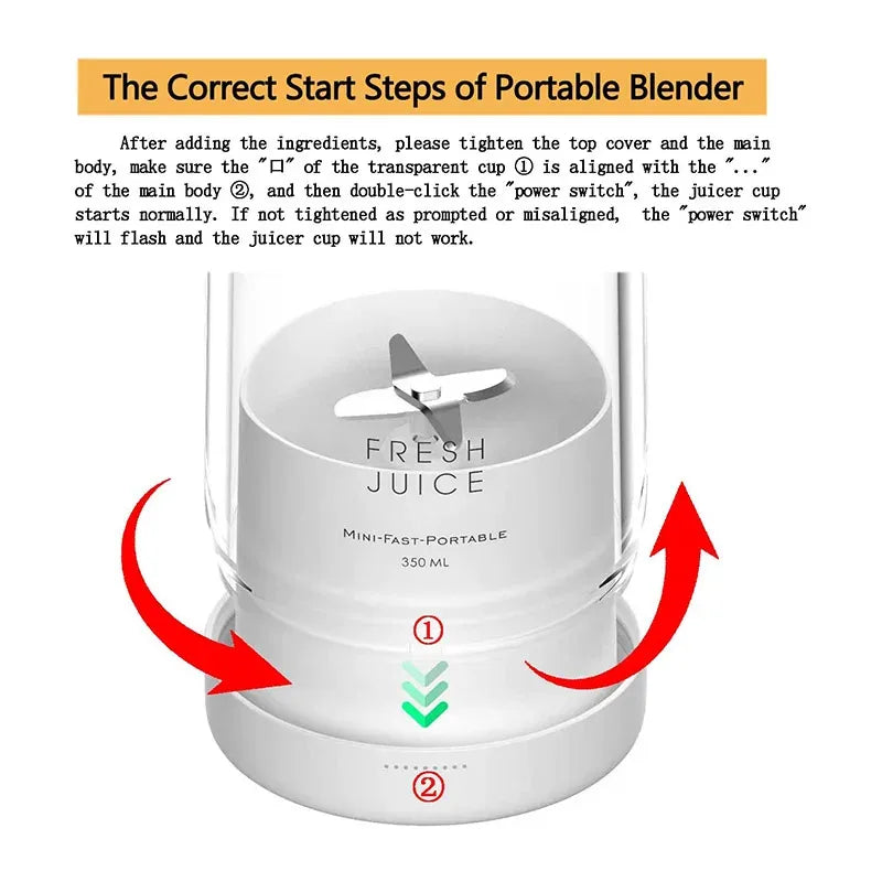 Blendora Portable Mini Blender